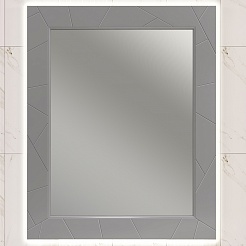 Opadiris Зеркало для ванной Луиджи 80 серое матовое – фотография-1
